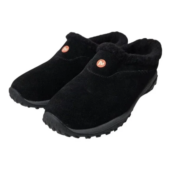 Merrell Kids Unisex Encore Frost Sz 5 Black Suede Performance Shoe - Picture 1 of 9